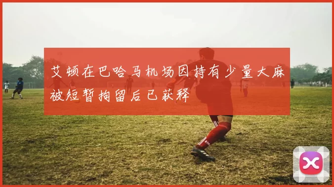 艾顿在巴哈马机场因持有少量大麻被短暂拘留后已获释